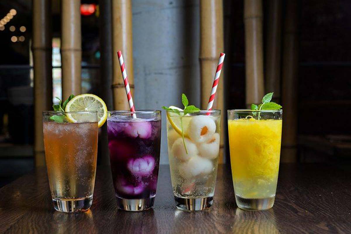 Assorted Singaporean Drinks at Alex Lee